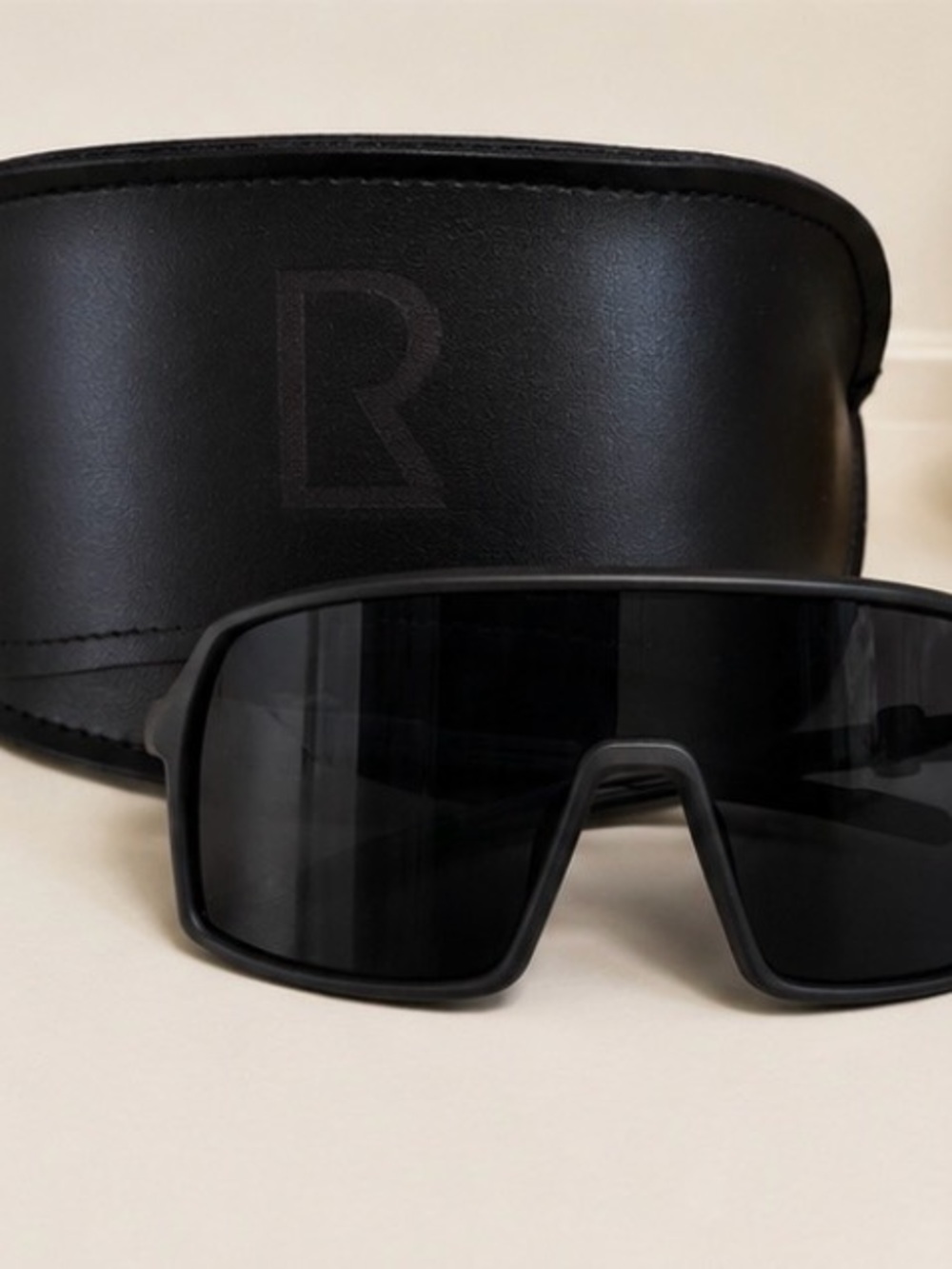 RUDSAK Black Shield Sunglasses